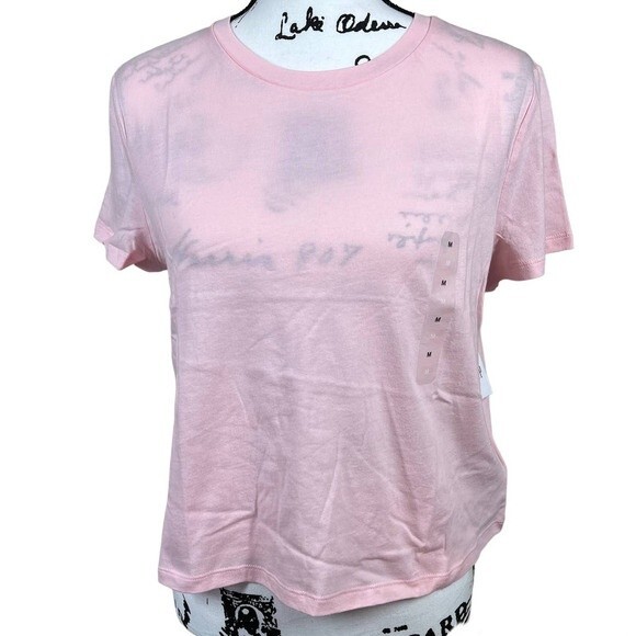 Gap pink  tee women  light Pink short sleeve casual top size M - Picture 1 of 11